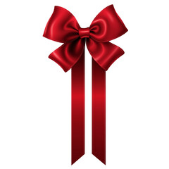 Red Ribbon with Two Strings