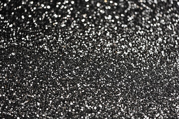 Obraz premium Metallic Silver Glitter for Festive Designs