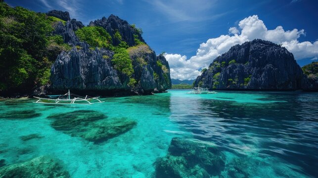 Crystal Clear Waters of a Tropical Paradise