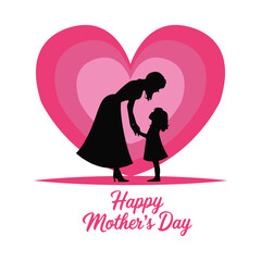 Happy Mother's Day typography design