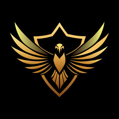 Fototapeta premium eagle with wings