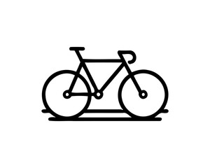 Fototapeta premium bicycle isolated on white