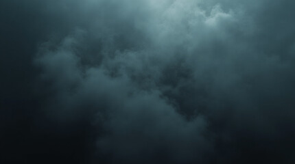 Obraz premium A captivating visual of smoke fog on a dark background scene enveloped mysterious ethereal fog subtle gradien curve horror ground empty realistic clouds Smoke Explosion Backdrop 