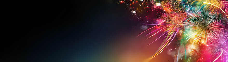 Fototapeta premium festive atmosphere for New Year's celebrations or other special events background