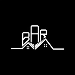 BAR Real State logo design, BAR simple and modern logo. BAR luxurious alphabet design