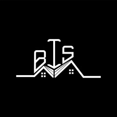 BIS Real State logo design, BIS simple and modern logo. BIS luxurious alphabet design