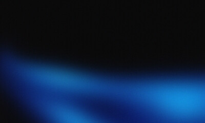 black background, blue light