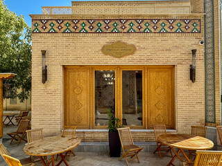 Authentic Uzbek Tea House Exterior