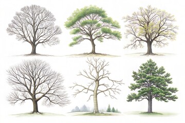 Tree sketches set