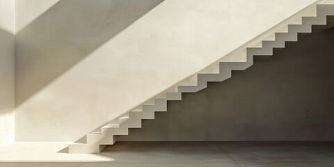 A minimalist staircase background