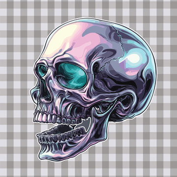 Chrome Skull Images – Browse 6,656 Stock Photos, Vectors, and 