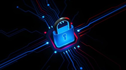 Digital Security Lock with Circuit Network Connections - Technology Background