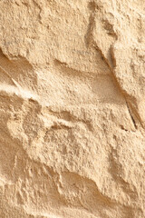 The photo shows the texture of sand in a sand quarry