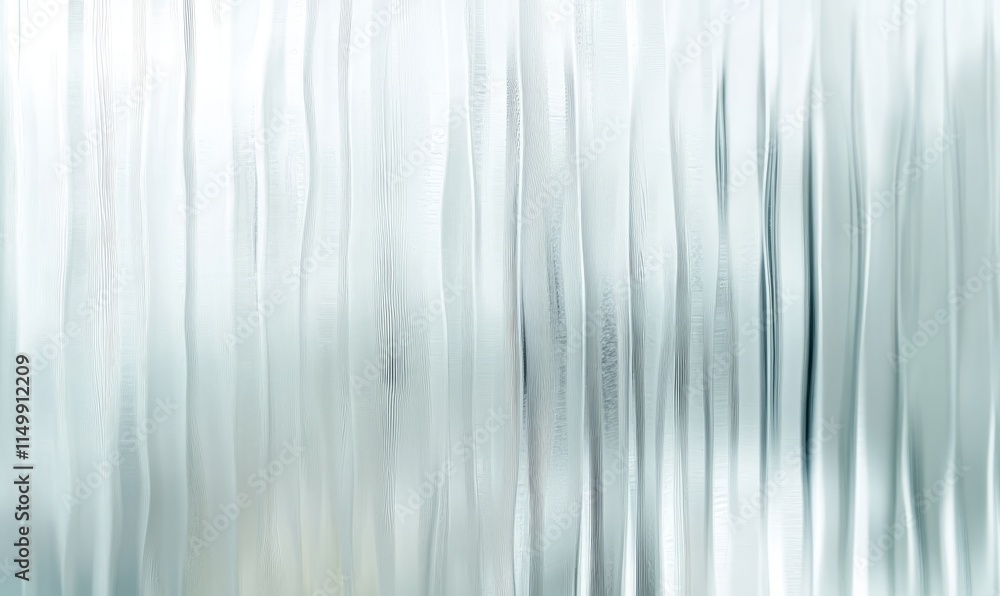 Poster abstract textured glass background with wavy pattern and blurred light.