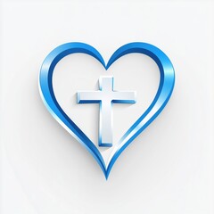 Professional branding logo for medical firm featuring cross and heart