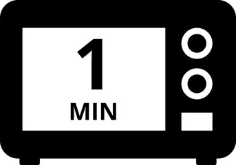 Cooking time and pot icon set. Cook for 1, 2, 5, 10, 15, 20, 25, 30, 40, 45, 50, 60 minutes vector icon.