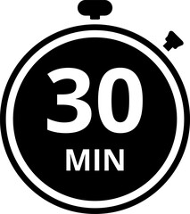 Cooking time and pot icon set. Cook for 1, 2, 5, 10, 15, 20, 25, 30, 40, 45, 50, 60 minutes vector icon.