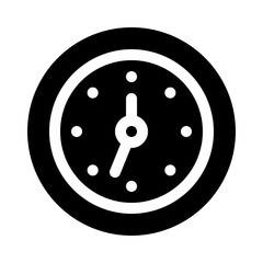 Time glyph icon