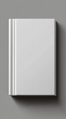 mockup for the presentation of the Book. White realistic blank of A4 and A5 catalog on a gray background