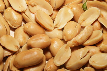 close up of peanuts