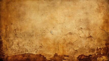 Obraz premium Aged Brown Paper Texture With Stains and Tears