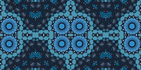 Abstract Kaleidoscope Geometry Psychedelic Art Fabric textile Pattern Background Wallpaper