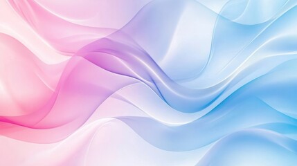 Fototapeta premium Pastel Wave Abstract Background - Pastel colors