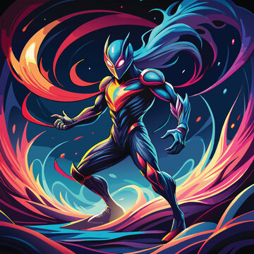 A Perfect Neon Night Hero