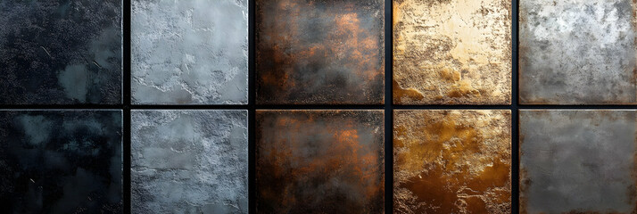 Naklejka premium Metallic Texture Background Illustration