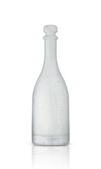 plastic bottle in the shape of champagne