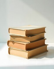 stack of old books