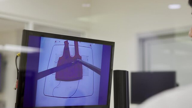 Doctor practicing simulation