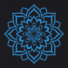 A simple mandala design vector illustration 