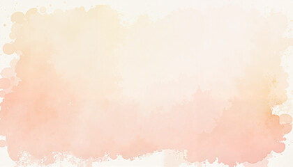 Obraz premium Soft watercolor background with gentle blush tones and copy space for Valentine's Day, Mother's Day, and International Women's Day