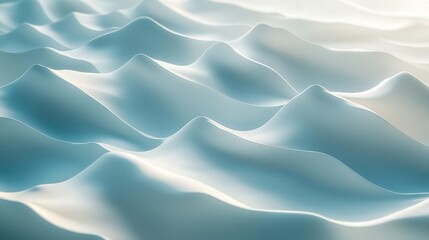 Fototapeta premium a white, seamless wave pattern stretching endlessly across the frame.