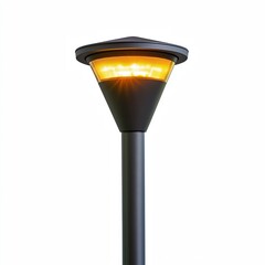 Smart Garden Light with Adjustable Color Temperature , isolated on a white background , High quality , No blur