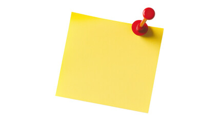 yellow post-it note, transparent background