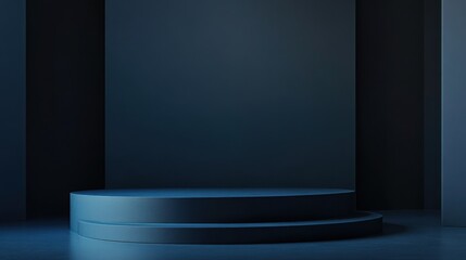 Abstract black gradient background modern luxury studio dark background texture wallpaper Empty black color studio room background, gradient, texture, abstract, blue background texture. ai