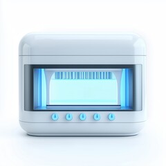 Fototapeta premium UV Toothbrush Sterilizer with Compact Design , isolated on a white background , High quality , No blur