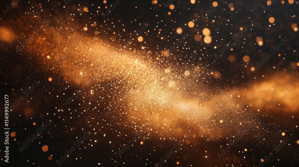 Poster technology particle abstract background