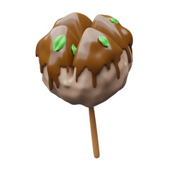 Meatball 3d illustration