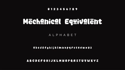 Playful cartoon Font, funky typeface for joyful brings life designs like children's artwork, birthday invitations, playful branding, and carnival.