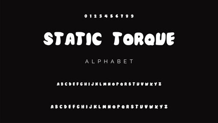 Playful cartoon Font, funky typeface for joyful brings life designs like children's artwork, birthday invitations, playful branding, and carnival.