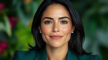 Fototapeta premium Confident Hispanic Businesswoman Portrait