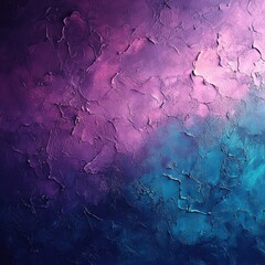 Naklejka premium Wall with purple and blue paint splatters