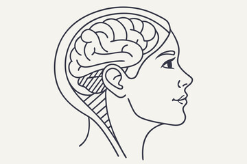 An icon featuring the head of a human