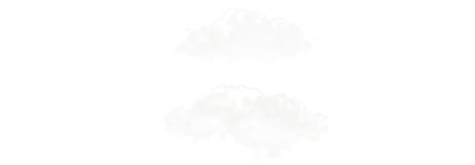 Fototapeta premium White cloud png clipart cutout transparent isolated
