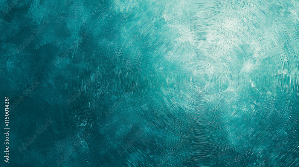 Poster dynamic swirling patterns teal abstract design digital artwork textured background copy space for cr