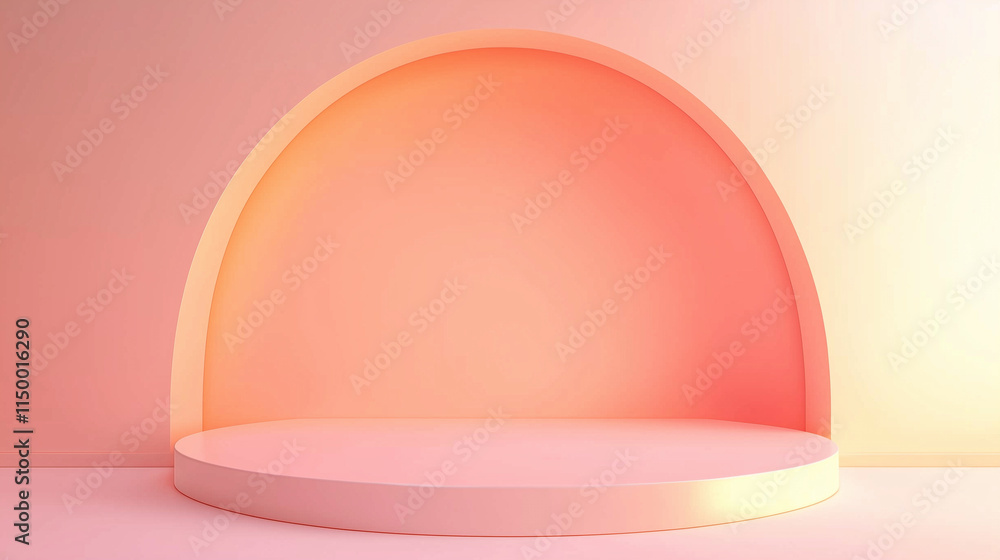 Poster elegant pink texture background with copy space for product showcase modern studio environment minim