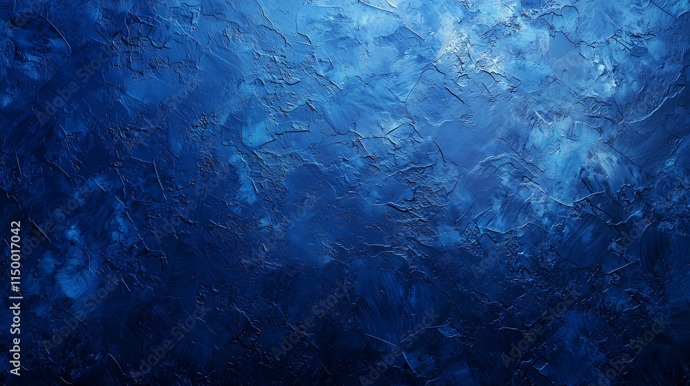 Poster textured blue background abstract design digital art calm environment wide angle copy space for crea